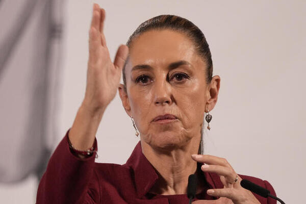 La aprobación de la presidenta aumentó, igual el número de personas que creen que su relación con Trump es favorable, según la encuesta