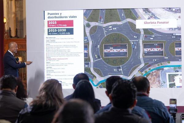 Sheinbaum informó que ya iniciaron las obras del Programa de Infraestructura Carretera que generarán 162 mil empleos directos e indirectos