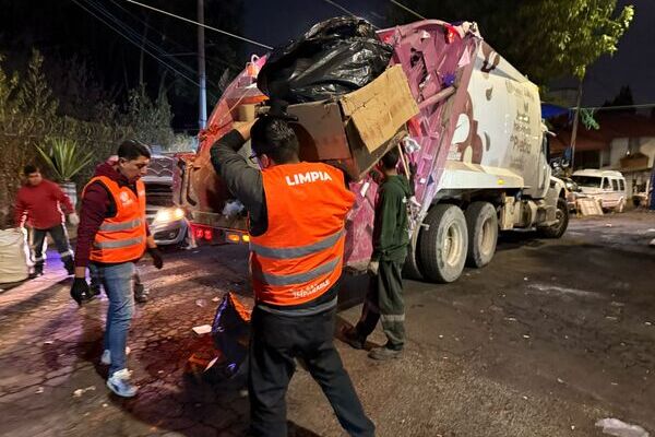 Las unidades de recolección de basura estarán operando en los turnos y horarios ya programados para cada zona de Puebla