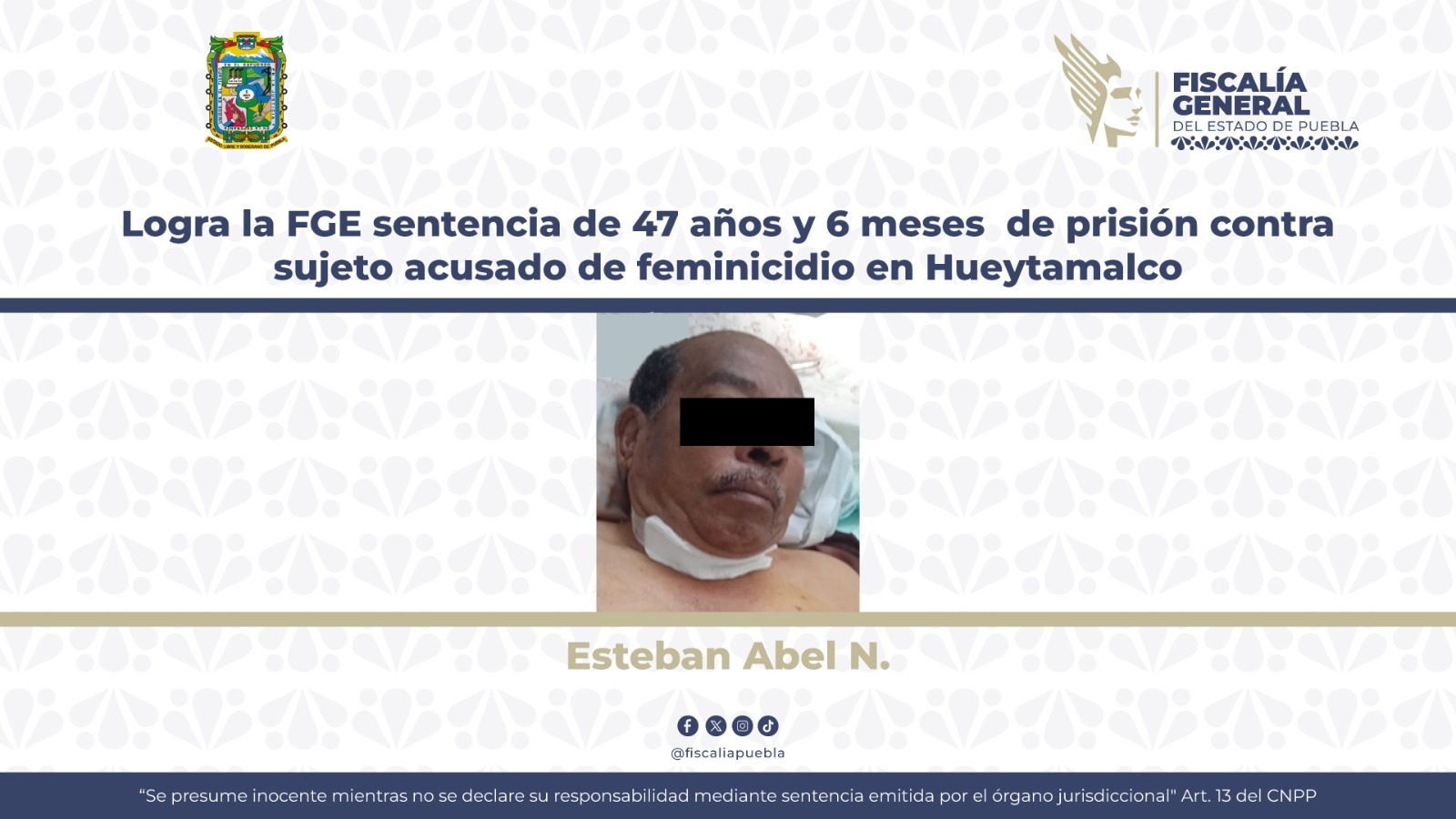 En septiembre de 2021, tras una discusión, Esteban Abel N., agredió a su pareja sentimental hasta provocarle la muerte