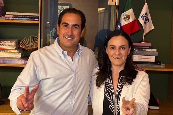 Alianza en el PAN de Puebla Manolo Herrera y Mónica Rodríguez van por dirigencia municipal