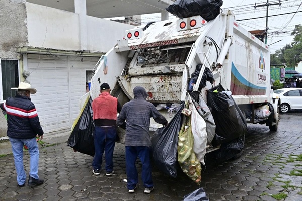 Ayuntamiento de Tlaxcala reporta retrasos en recolección de basura debido a las lluvias
