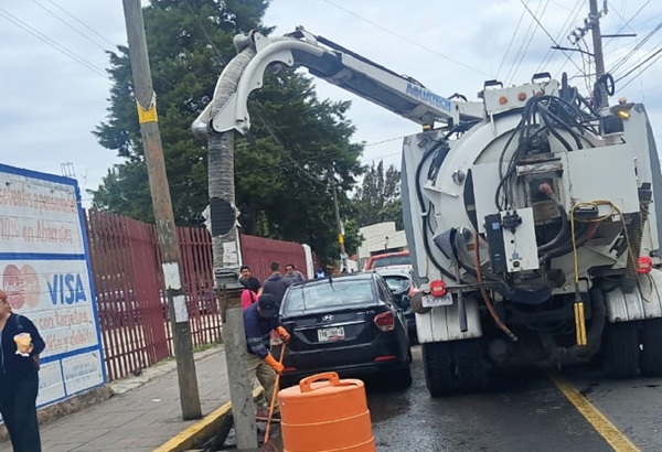 El Ayuntamiento de Tlaxcala refuerza labores de desazolve durante la temporada de lluvias