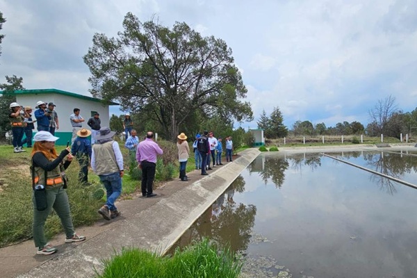 Evalúan CEAS Tlaxcala y Conagua condiciones de la presa de Atlangatepec