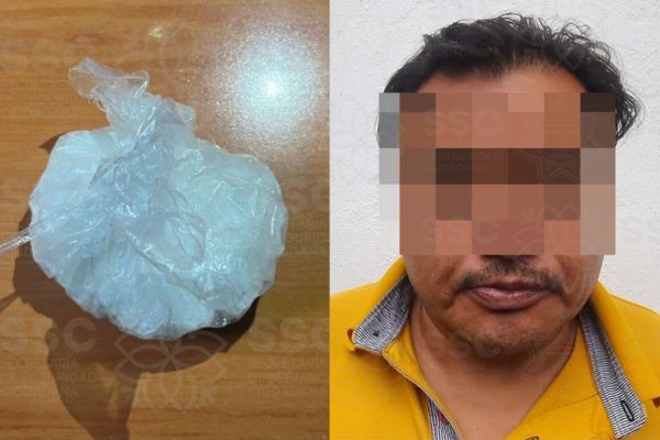 Al realizar acciones de patrullaje en el municipio de Huactzinco los oficiales observaron a un sujeto alterando el orden público y a peatones