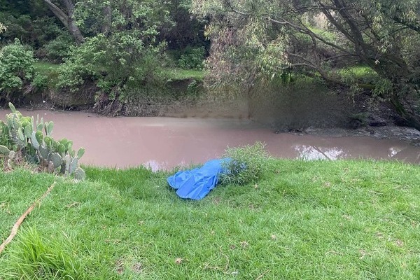 El hombre fue arrastrado por la fuerza de la corriente del Río Zahuapan que incrementó su nivel por las lluvias registradas en Xaltocan