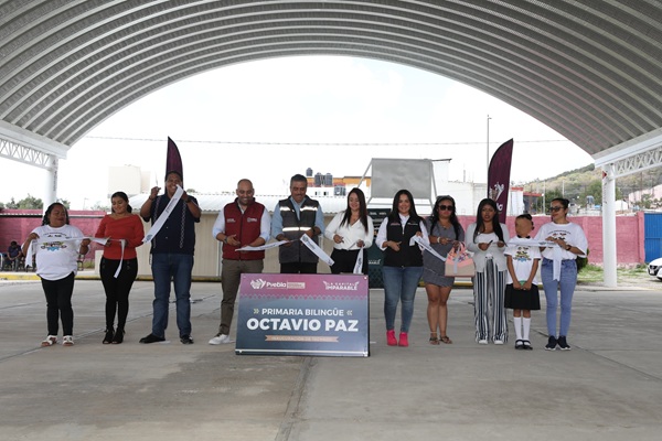 Fortalece Ayuntamiento de Puebla espacios educativos en la colonia Clavijero