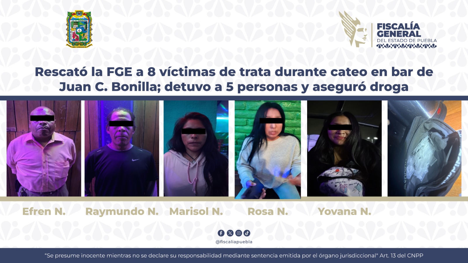 Ante reportes de venta y distribución de droga en el bar de Juan C.Bonilla, agentes realizaron labores de investigación para recabar pruebas