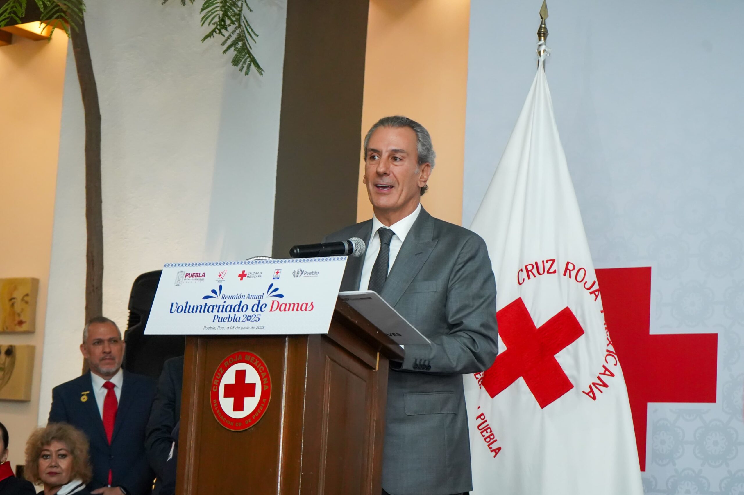  MariElise Budib agradeció el tan importante nombramiento para sumarse a la noble labor que realiza la Cruz Roja Mexicana