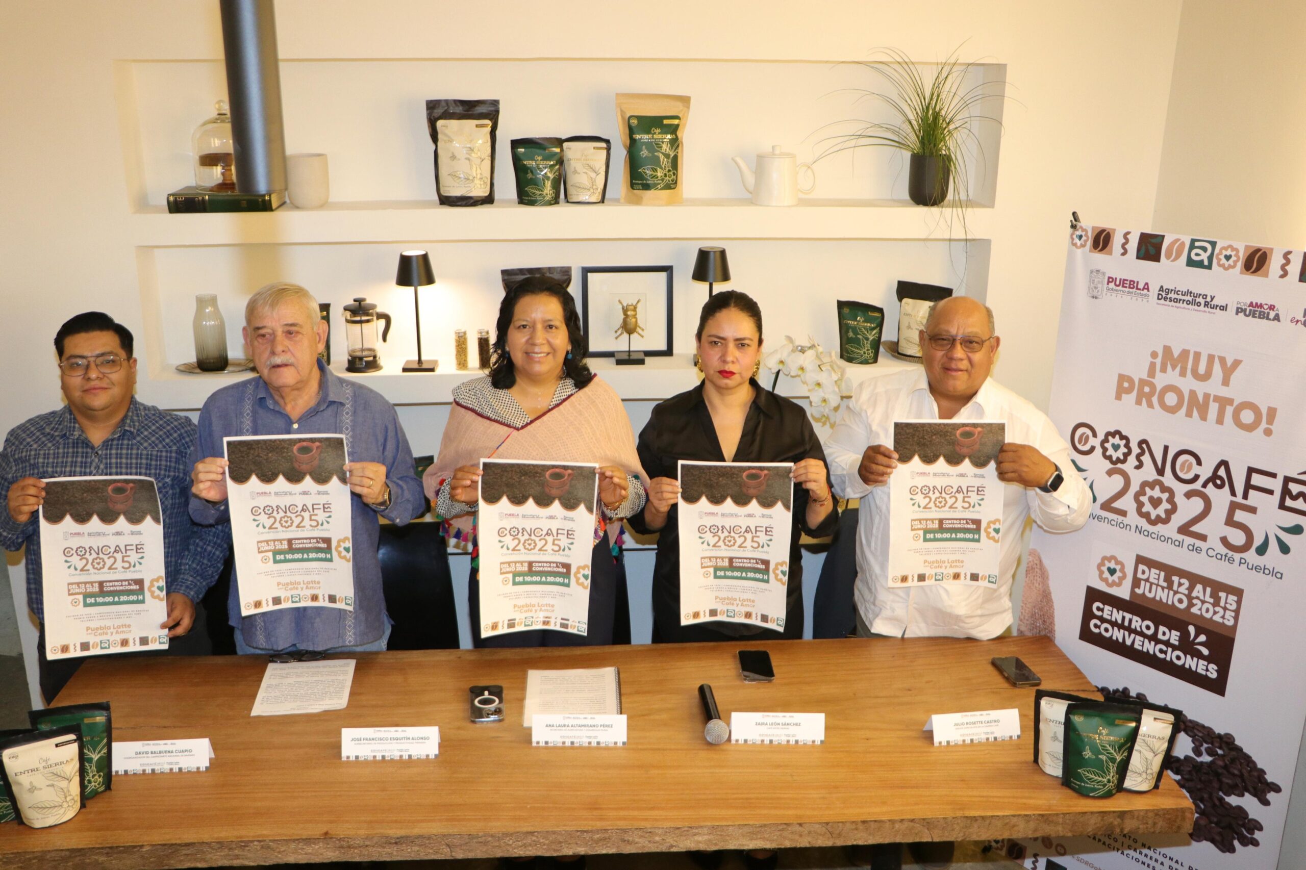 La Convención Nacional de Café Puebla 2025 en el Centro de Convenciones y la entrada será gratuita, de 10:00 a 20:00 horas