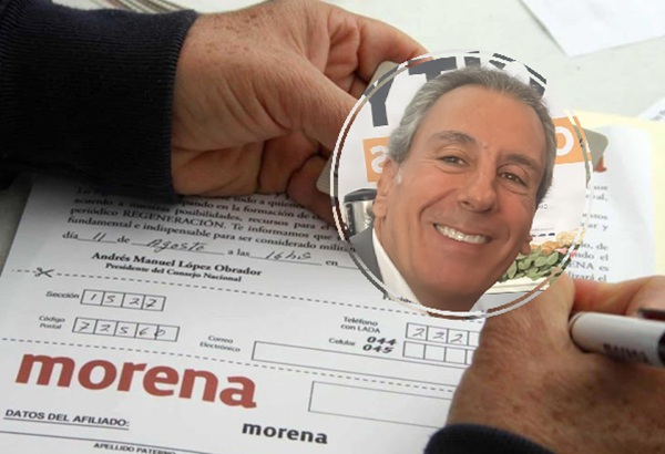 Morena registra avance de 57% en nuevas afiliaciones en Puebla; destaca la de Pepe Chedraui Villegas