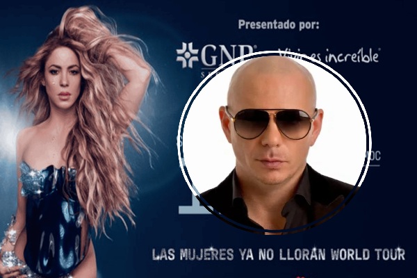 Pitbull revisa su agenda: podría abrir conciertos de Shakira