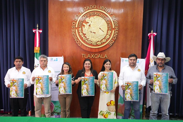 Presentan en Congreso de Tlaxcala actividades de la “Feria del Durazno 2025”