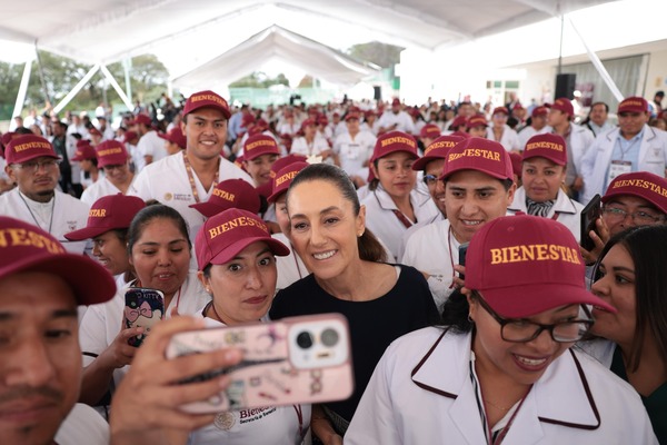 Sheinbaum da inicio el programa Salud Casa por Casa en Tlaxcala con la participación de 230 facilitadoras y facilitadores