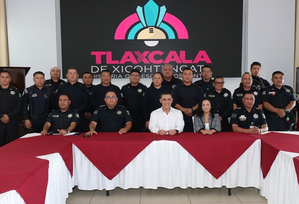 Se reúne el alcalde Alfonso Sánchez con mandos de la Dirección de Seguridad; refrenda su respaldo a la corporación