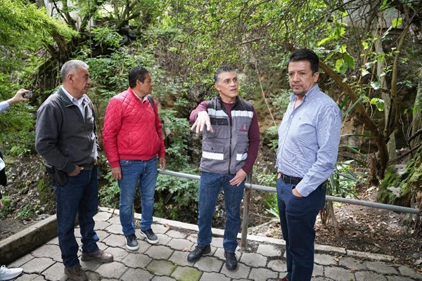 Supervisa alcalde Alfonso Sánchez García cauces de Tlaxcala Capital para atenderlos y prevenir inundaciones