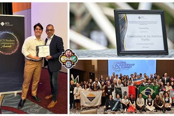 UDLAP | Capítulo estudiantil fue premiado por la American Chemical Society