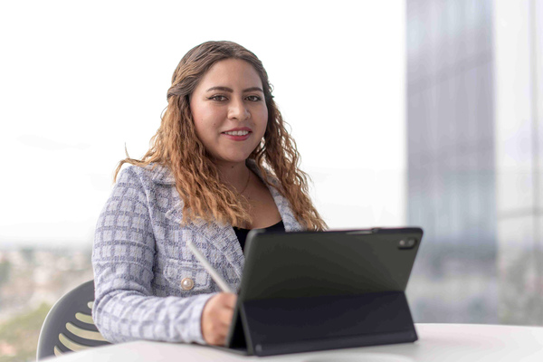 La egresada de Actuaría plantea la inclusión financiera en las regiones más pobres de la entidad y con limitada conectividad a internet