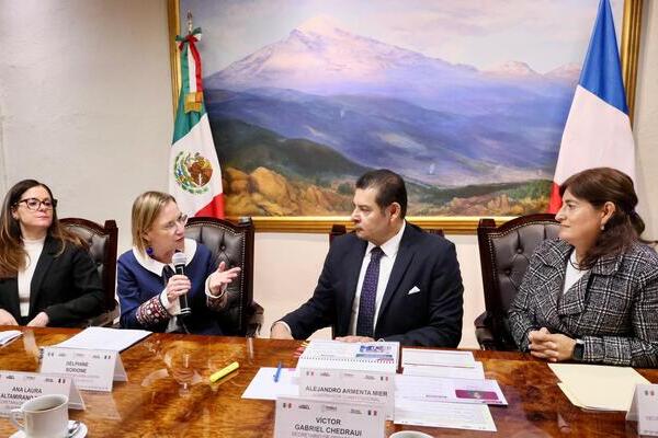 Alejandro Armenta reiteró que Puebla comparte con Francia valores como la libertad, la justicia social y el respeto por los derechos humanos