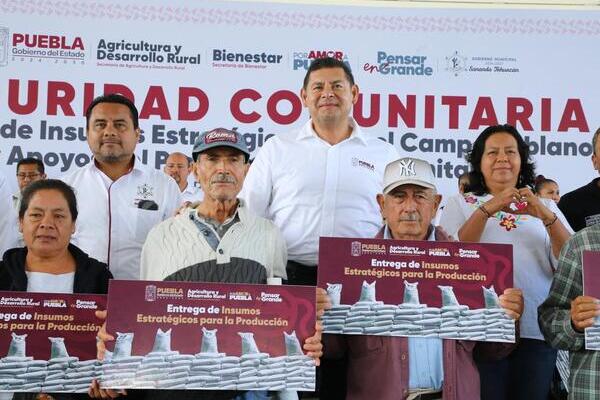 Con 25 mdp, Gobierno de Puebla fortalece seguridad comunitaria y alimentaria en región de Tehuacán