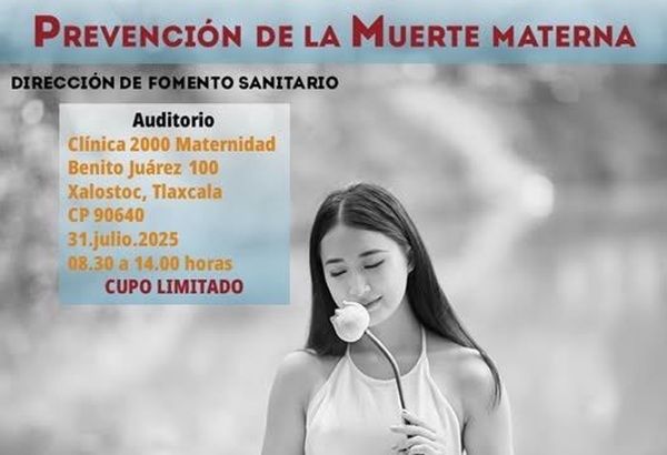 Convoca Coeprist a jornada de capacitación para prevenir muertes maternas en el sector salud privado de Tlaxcala