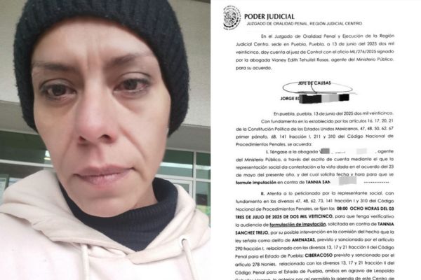 Juez de Puebla prohíbe a víctima de intento de feminicidio hacer publicaciones en redes sociales contra su agresor