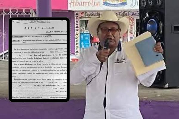 Activista de Xoxtla es denunciado ante FGR; Nodho advierte criminalización a nivel federal de defensores del agua