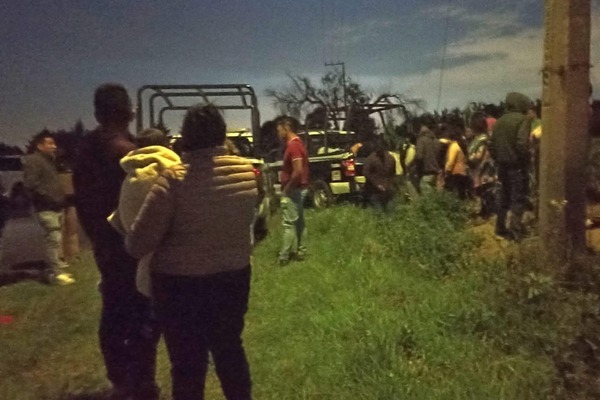 Un reporte al Servicio de Emergencias informó sobre la presencia del cuerpo en el Barrio San Nicolás del municipio San Pablo del Monte