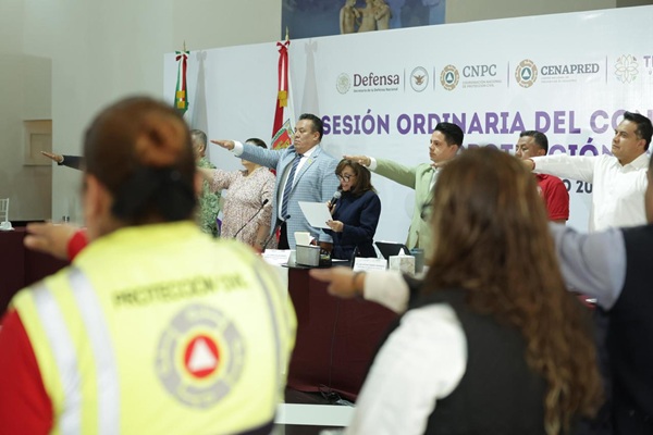 Gobernadora de Tlaxcala llama a los 60 ayuntamientos a reforzar las acciones de prevención por lluvias