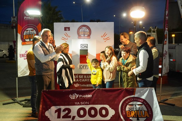 La iluminación en San Isidro Castillotla beneficia directamente a más de 7 mil habitantes de una zona que presenta índices de rezago social