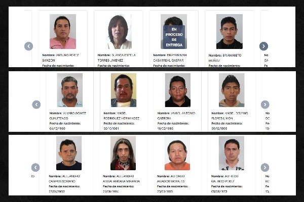 Estas personas fueron registradas como desconocidas al ser halladas sin vida, y depositadas en fosas comunes del Panteón Municipal de Puebla
