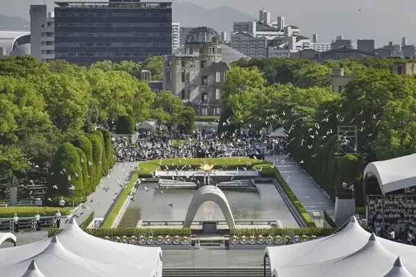 Hiroshima conmemoró hoy miércoles el 80 aniversario del bombardeo atómico de Estados Unidos sobre la ciudad del oeste de Japón