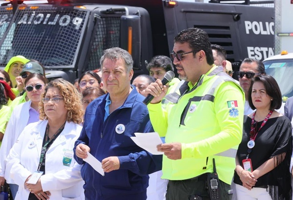 Atendió Sector Salud a ocho lesionados durante la Huamantlada 2025