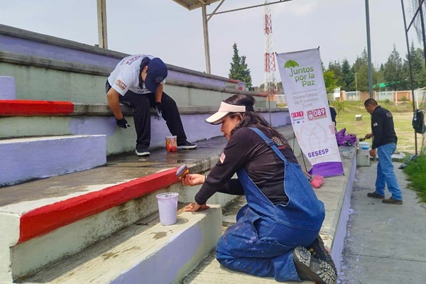 Con proximidad social el Ayuntamiento de Tlaxcala rescata espacios públicos