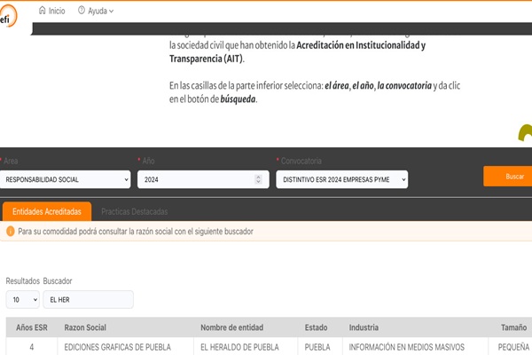 El Heraldo de Puebla, Empresa Socialmente Responsable
