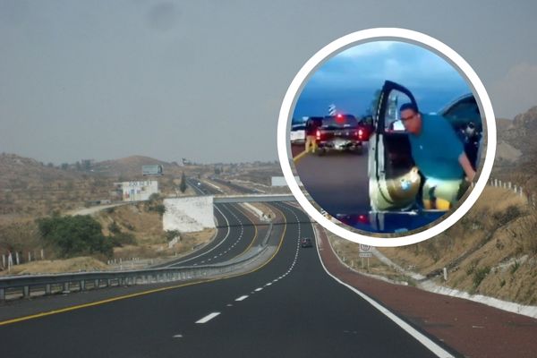 La agresión a la familia quedó grabada y fue compartida para dar con las personas que les cerraron el paso en la autopista Atlixcáyotl
