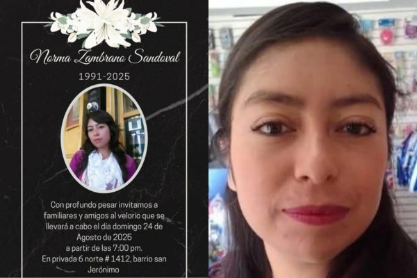 Norma Zambrano de 34 años de edad fue hallada sin vida y con signos de violencia, su esposo, el principal sospechoso, fue detenido