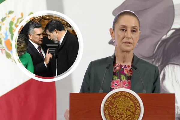 En conferencia de prensa, Sheinbaum señaló que también se muestra una "actitud muy autoritaria" por parte del dirigente nacional del PRI