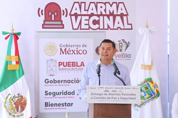 Habrá 3,300 policías con body cams en toda la ciudad de Puebla, anuncia Alejandro Armenta