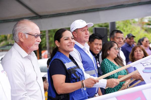 San Andrés Cholula dio banderazo de inicio a la rehabilitación con concreto asfáltico de la avenida Orión Norte, en la delegación Atlixcáyotl