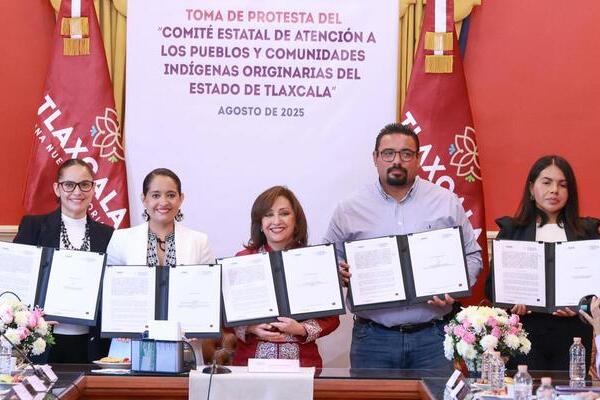 La gobernadora Lorena Cuéllar encabezó la sesión de instalación del Comité de Atención a los Pueblos y Comunidades Indígenas Originarias