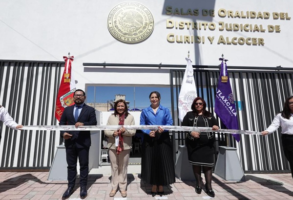 Inaugura Gobierno de Tlaxcala y Poder Judicial nuevas Salas de Oralidad