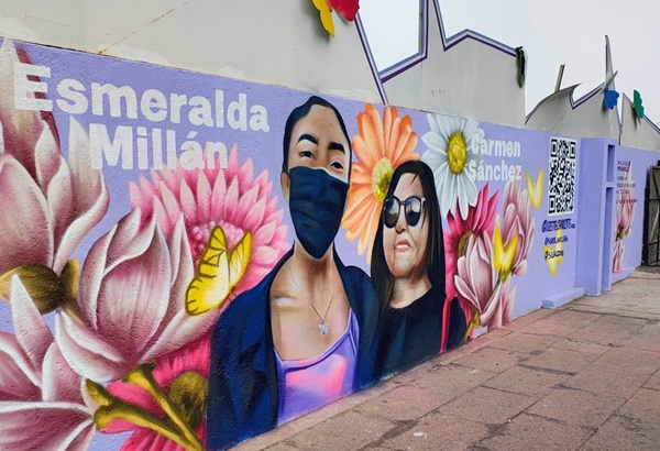 Inauguran nuevo mural dedicado a mujeres sobrevivientes