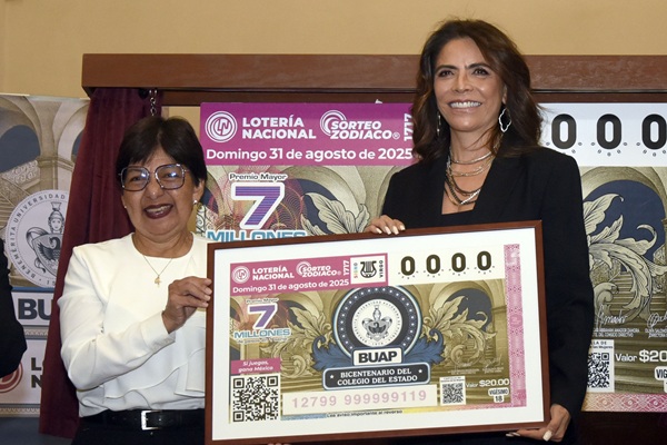 Lotería Nacional emite billete conmemorativo del bicentenario del Colegio del Estado