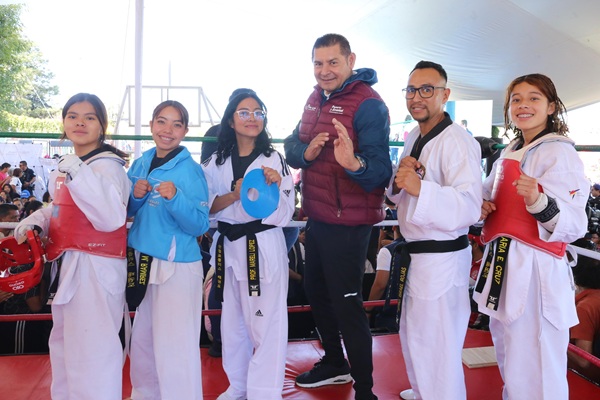 Puebla teje paz e impulsa liderazgos con deporte como política de Estado