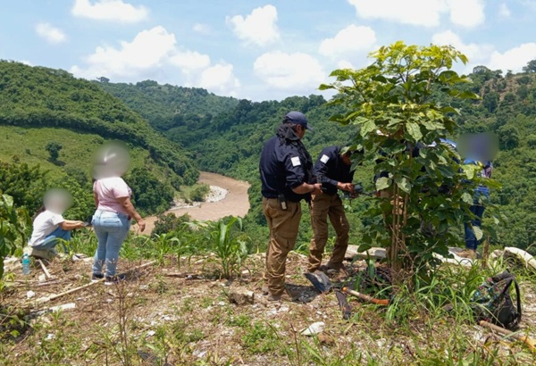 Realiza operativo en Olintla para buscar a