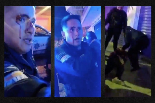 La agresión contra el policía ocurrió en la calle 14 de Febrero y la avenida San Antonio Abad, en la madrugada del viernes 29 de agosto