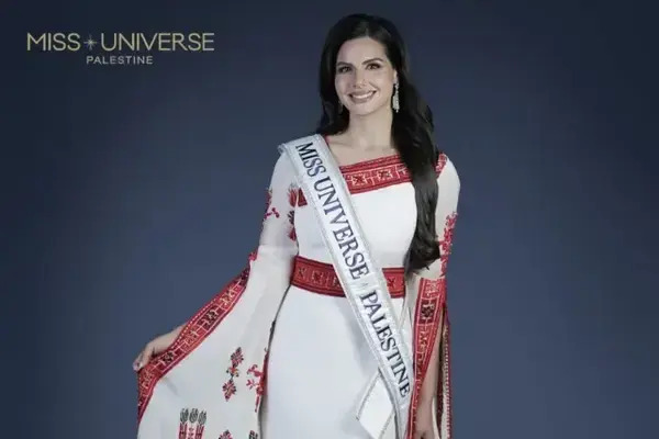 Miss Universo contará con la participación de, Nadeen Ayoub, una representante del pueblo de Palestina, en esta edición 2025