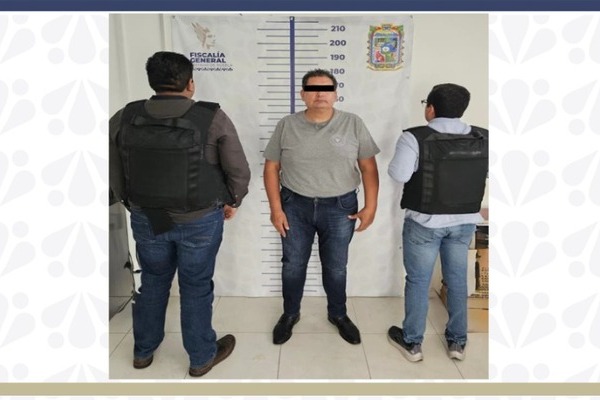 Una vez que fue detenido, Francisco N., quedó a disposición del Juez de Control de Tehuacán quien determinará su situación jurídica