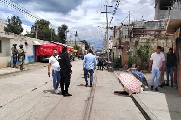 Acribillan de al menos 10 disparos de armas de fuego a un hombre en San Martín Texmelucan